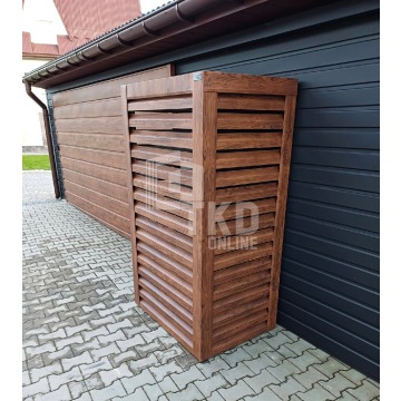 Osłona pompy ciepła 70x40x190 cm ciemny orzech... - Pompy ciepła - Turek - zdjęcie 5