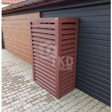Osłona pompy ciepła 80x40x190 cm ciemny brąz... - Pompy ciepła - Słupsk - zdjęcie 4