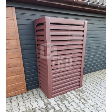 Osłona pompy ciepła 80x40x190 cm ciemny brąz... - Pompy ciepła - Słupsk - zdjęcie 6