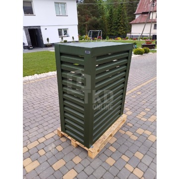 Osłona pompy ciepła 90x40x150 cm zielona TKD189 - Pozostałe artykuły do... - Katowice - zdjęcie 3