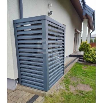 Osłona pompy ciepła 90x70x190 cm antracyt TKD193 - Pompy ciepła - Piła - zdjęcie 4