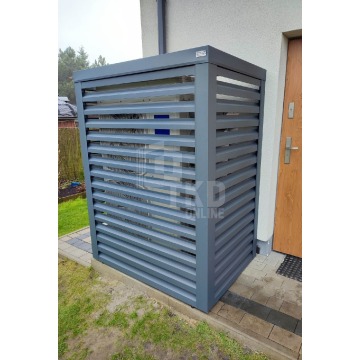 Osłona pompy ciepła 90x70x190 cm antracyt TKD193 - Pompy ciepła - Piła - zdjęcie 5