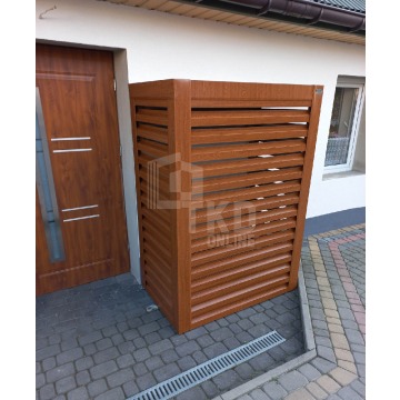 Osłona pompy ciepła 100x60x190 cm      ciemny... - Pompy ciepła - Gniezno - zdjęcie 2