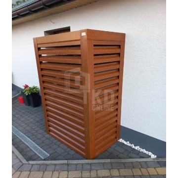 Osłona pompy ciepła 100x60x190 cm      ciemny... - Pompy ciepła - Gniezno - zdjęcie 4