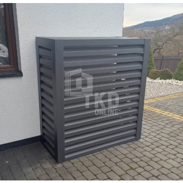 Osłona pompy ciepła 110x50x150 cm antracyt   ... - Pompy ciepła - Inowrocław - zdjęcie 3