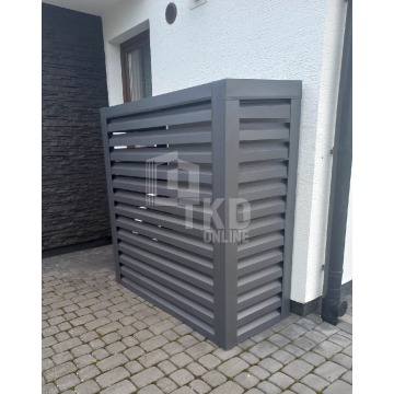 Osłona pompy ciepła 110x50x150 cm antracyt   ... - Pompy ciepła - Inowrocław - zdjęcie 2