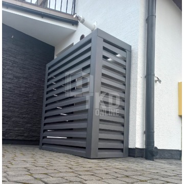 Osłona pompy ciepła 110x50x150 cm antracyt   ... - Pompy ciepła - Inowrocław - zdjęcie 4