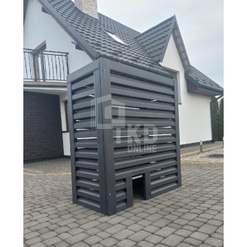 Osłona pompy ciepła 110x50x150 cm antracyt   ... - Pompy ciepła - Inowrocław - zdjęcie 12