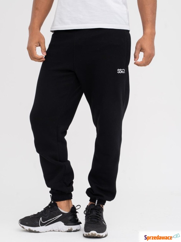 Spodnie Dresowe Slim Czarne SSG Small Classic - Spodnie, spodenki - Częstochowa