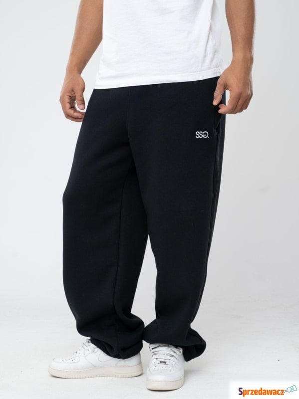 Spodnie Dresowe Baggy SSG Classic Logo Czarny - Spodnie, spodenki - Suwałki
