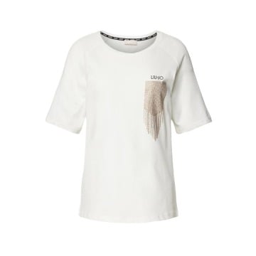 
T-shirt damski LIU JO TA4136 JS003 9008 biały
