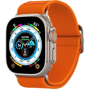 Pasek Spigen Lite Fit Ultra do Apple Watch 49/45/44/42 mm, pomarańczowy