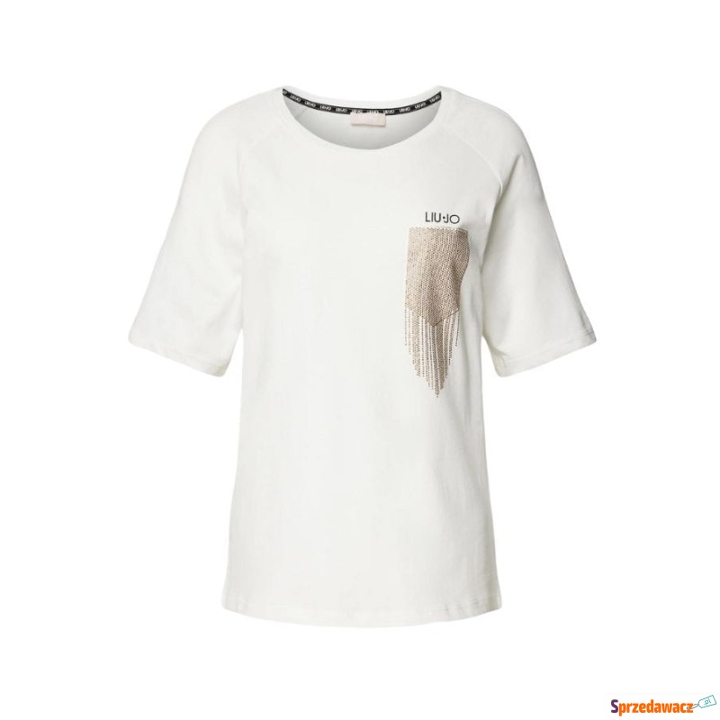 
T-shirt damski LIU JO TA4136 JS003 9008 biały - Bluzki, koszule - Bydgoszcz