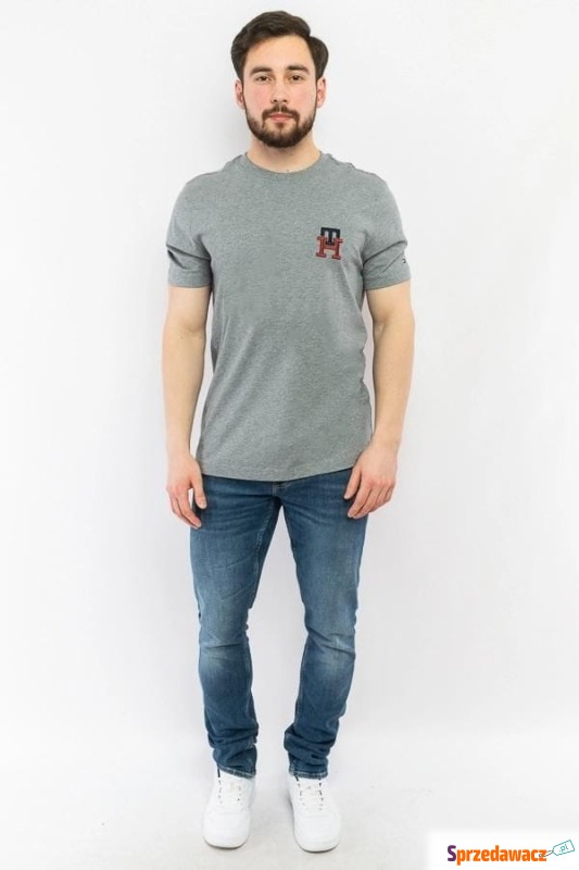 
T-shirt męski Tommy Hilfiger XM0XM02804 szary - Koszulki męskie - Koszalin