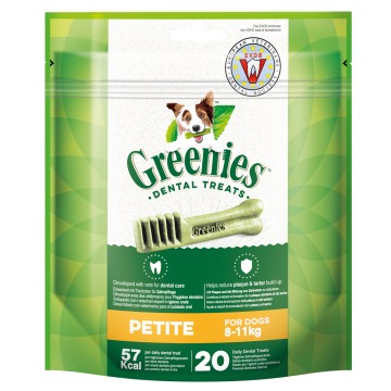Korzystny pakiet Greenies, przysmak pielęgnujący zęby dla psów - Petite, 3 x 340 g