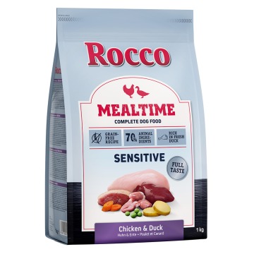 Rocco Mealtime Sensitive, kurczak i kaczka - 5 x 1 kg