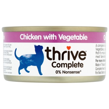 Thrive Complete 12 x 75 g dla kotów - kurczak, warzywa