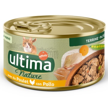 Ultima Nature Paté dla kota, 18 x 85 g - Kurczak