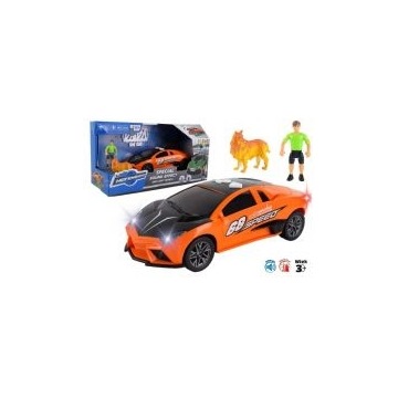  Uliczne szaleństwo - Samochód pomarańczowy sport Pro Kids
