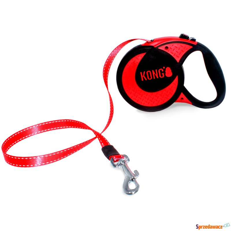KONG Ultimate smycz automatyczna, czerwona - XL:... - Smycze i obroże - Zgorzelec