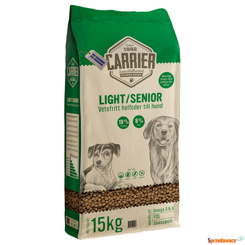 Karma dla psów Carrier Light/Senior - opakowanie... - Karmy dla psów - Kędzierzyn-Koźle