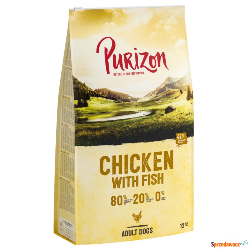 Dwupak Purizon, 2 x 12 kg - Adult, kurczak z... - Karmy dla psów - Inowrocław