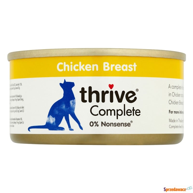 Thrive Complete, 6 x 75 g - Pierś z kurczaka - Karmy dla kotów - Gdańsk