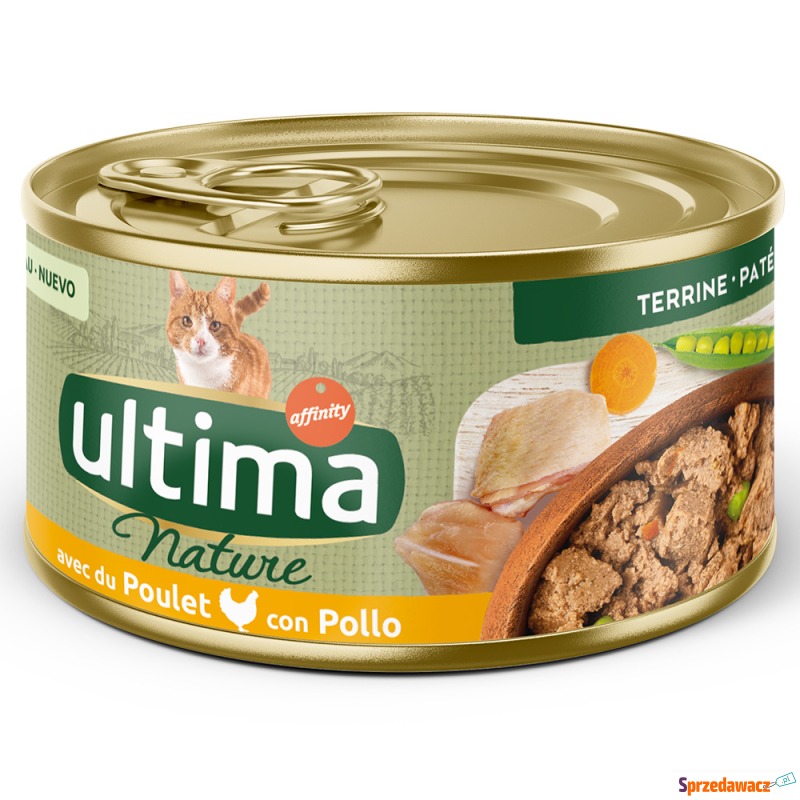 Ultima Nature Paté dla kota, 18 x 85 g - Kurczak - Karmy dla kotów - Wrocław