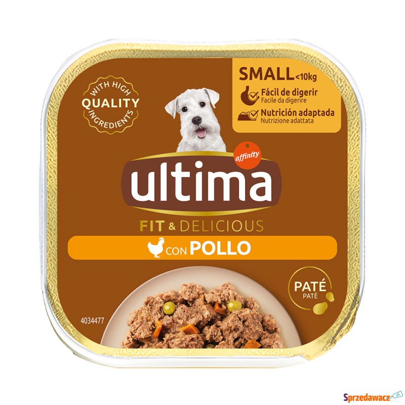 Ultima Fit & Delicious Paté Mini dla psa, 22 x... - Karmy dla psów - Grudziądz
