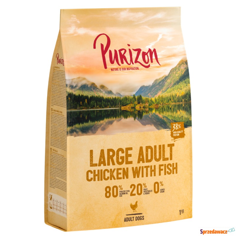 Purizon Large Adult dla psa, kurczak i ryba, bez... - Karmy dla psów - Konin