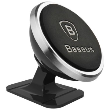 Uchwyt magnetyczny do samochodu na kokpit Baseus 360º (Overseas Edition) - srebrny
