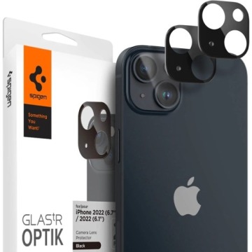 Szkło na aparat Spigen Glas.tR Optik 2-Pack do iPhone 14 / 14 Plus, czarne