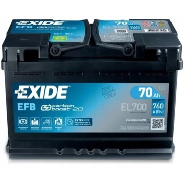 Akumulator Exide EFB Start&Stop 70Ah 760A
