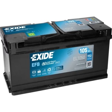 Akumulator Exide Start Stop EFB 105Ah 950A