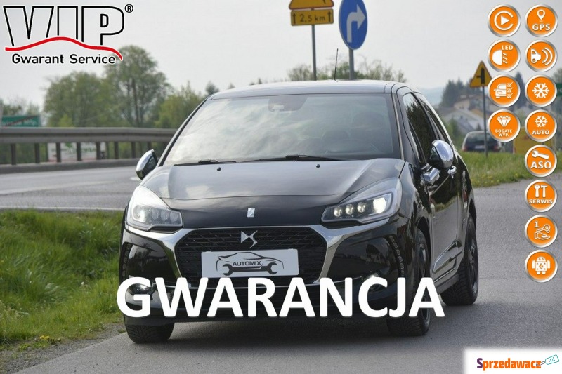 DS Automobiles DS 3  Hatchback 2016,  1.2 benzyna - Na sprzedaż za 33 300 zł - Sędziszów Małopolski