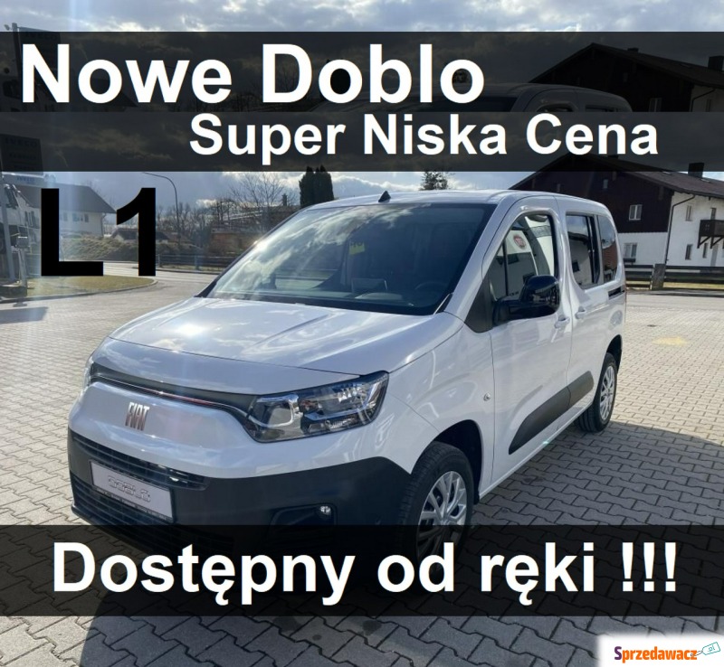 Fiat Doblo  Minivan/Van 2024,  1.2 benzyna - Na sprzedaż za 98 432 zł - Szczecinek