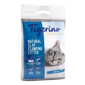 Tigerino Premium, żwirek dla kota - bezzapachowy - 6 kg (ok. 6 l)