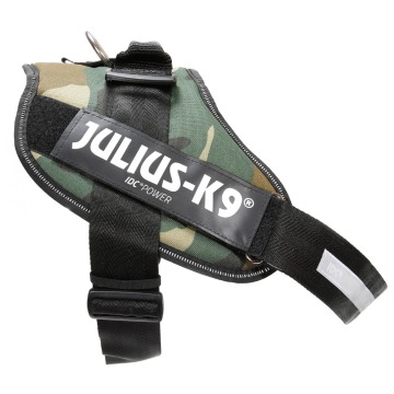 JULIUS-K9 IDC® Power Camouflage, szelki dla psa - Rozm. 2: Obwód w klatce piersiowej 71 - 96 cm