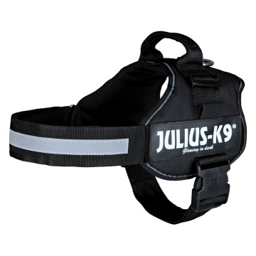 JULIUS-K9® Power Black szelki dla psa - Rozm. 2: 71 - 96 cm