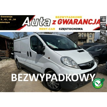 Opel Vivaro - Long 115PS Ciężarowy 3-Osoby Bezwypadkowy Klima Serwis GWARANCJA 24M
