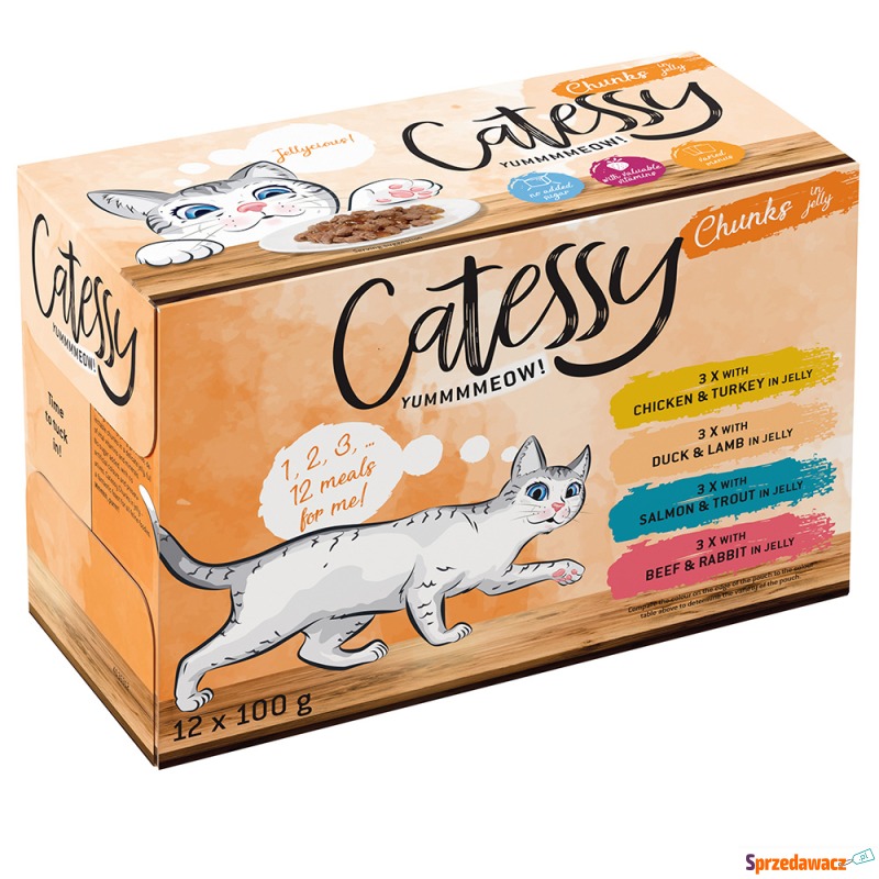 Megapakiet Catessy Saszetki, 96 x 100 g - Kaw... - Karmy dla kotów - Rzeszów