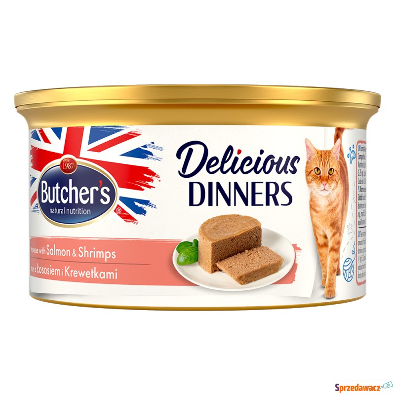 Megapakiet Butcher's Delicious Dinners, 48 x 85... - Karmy dla kotów - Chorzów