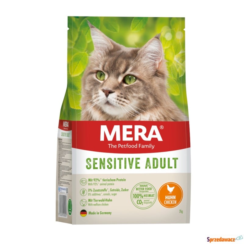 MERA Cats Sensitive Adult, kurczak - 2 kg - Karmy dla kotów - Brodnica