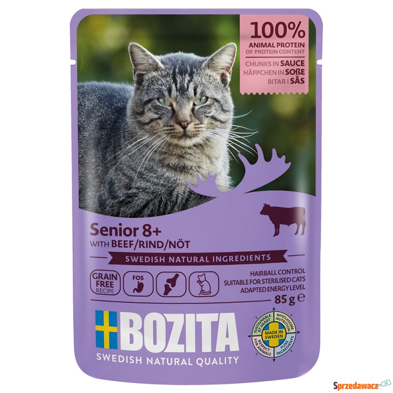 Megapakiet Bozita Senior, kawałki w sosie, 24... - Karmy dla kotów - Sopot