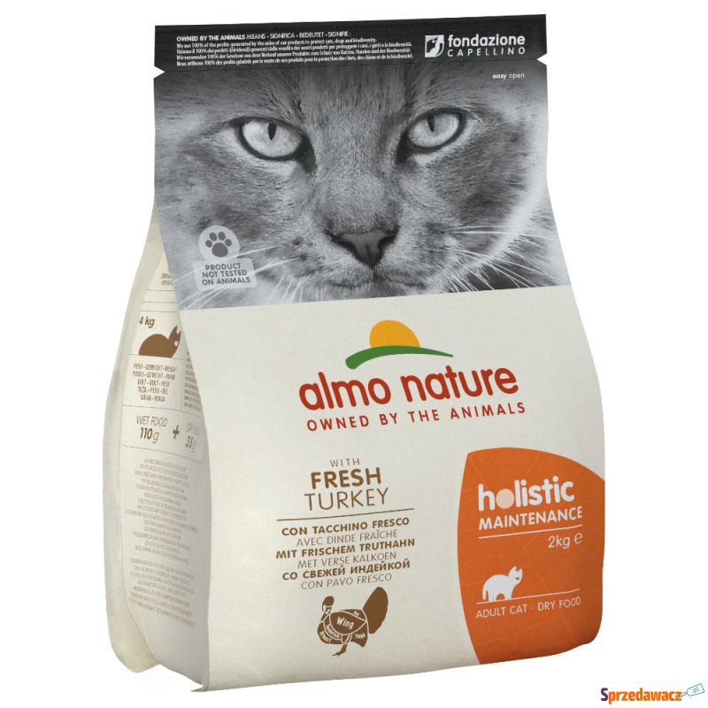 Almo Nature Holistic indyk z ryżem - 2 kg - Karmy dla kotów - Włocławek