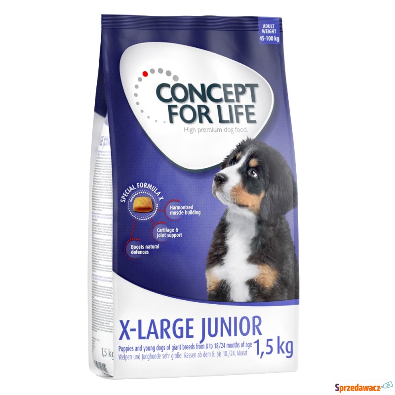 Concept for Life X-Large Junior - 1,5 kg - Karmy dla psów - Suwałki