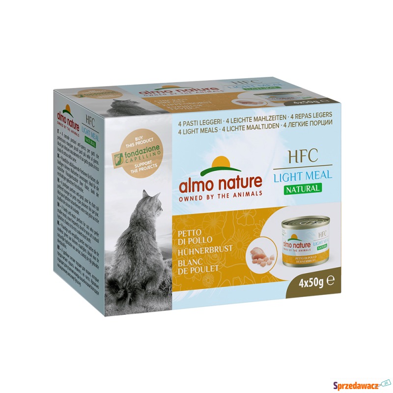Korzystny pakiet Almo Nature HFC Natural Light,... - Karmy dla kotów - Tychy