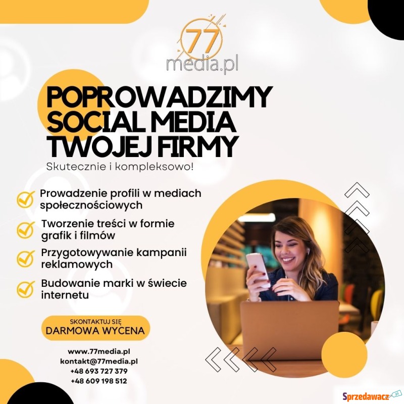 Efektywna Reklama: Kompleksowa Obsługa Social... - Reklama, marketing - Wrocław