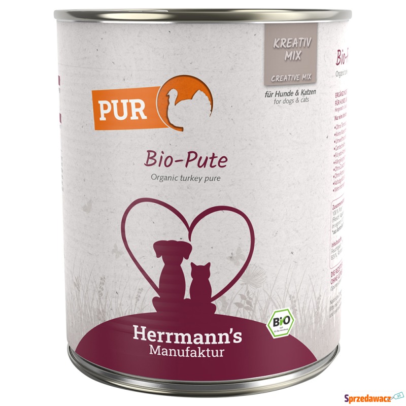 Korzystny pakiet Herrmann's Bio PUR, 12 x 800... - Karmy dla psów - Wrocław