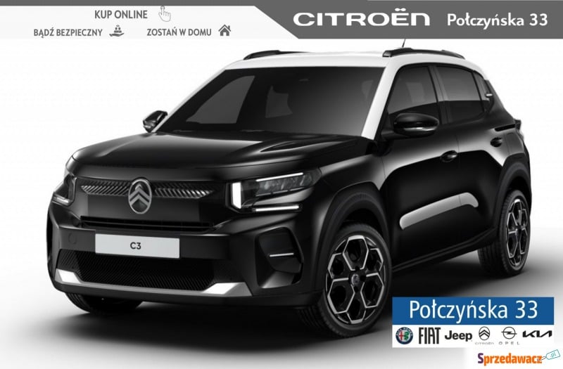 Citroen C3  Hatchback 2024,  1.2 benzyna - Na sprzedaż za 97 550 zł - Warszawa